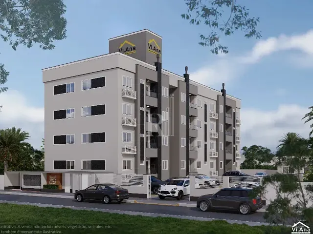 Apartamento 2 quartos e 2 banheiros, à venda, no bairro Santa Luzia em Tijucas