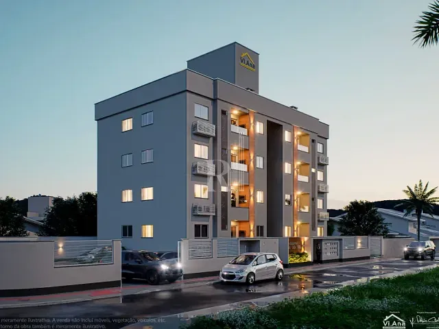 Apartamento 2 quartos e 2 banheiros, à venda, no bairro Santa Luzia em Tijucas