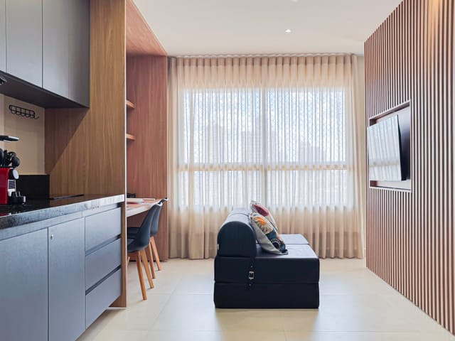 Apartamento 1 quarto e 1 banheiro, para alugar, no bairro Setor Bueno em Goiânia