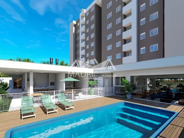 Apartamento 2 quartos e 1 banheiro, à venda, no bairro Rio Caveiras em Biguaçu