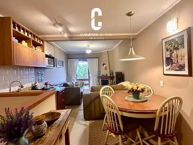 Apartamento 1 quarto e 1 banheiro, à venda, no bairro Alto do Capivari em Campos do Jordão