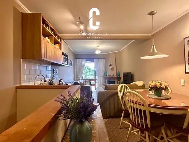 Apartamento 1 quarto e 1 banheiro, à venda, no bairro Alto do Capivari em Campos do Jordão