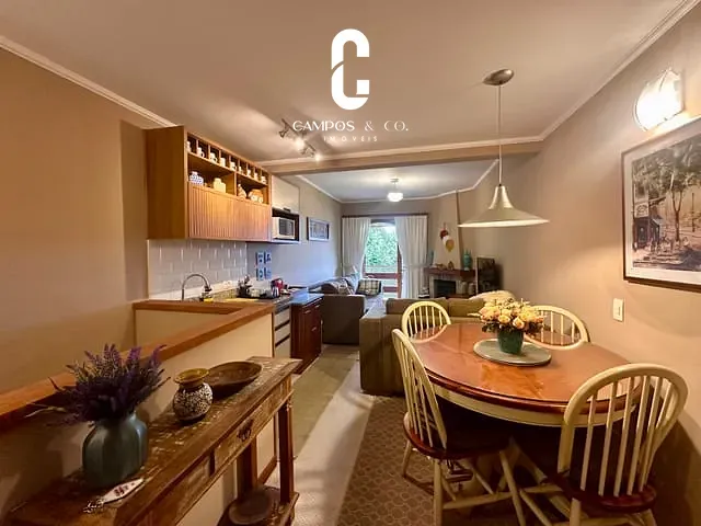 Apartamento 1 quarto e 1 banheiro, à venda, no bairro Alto do Capivari em Campos do Jordão