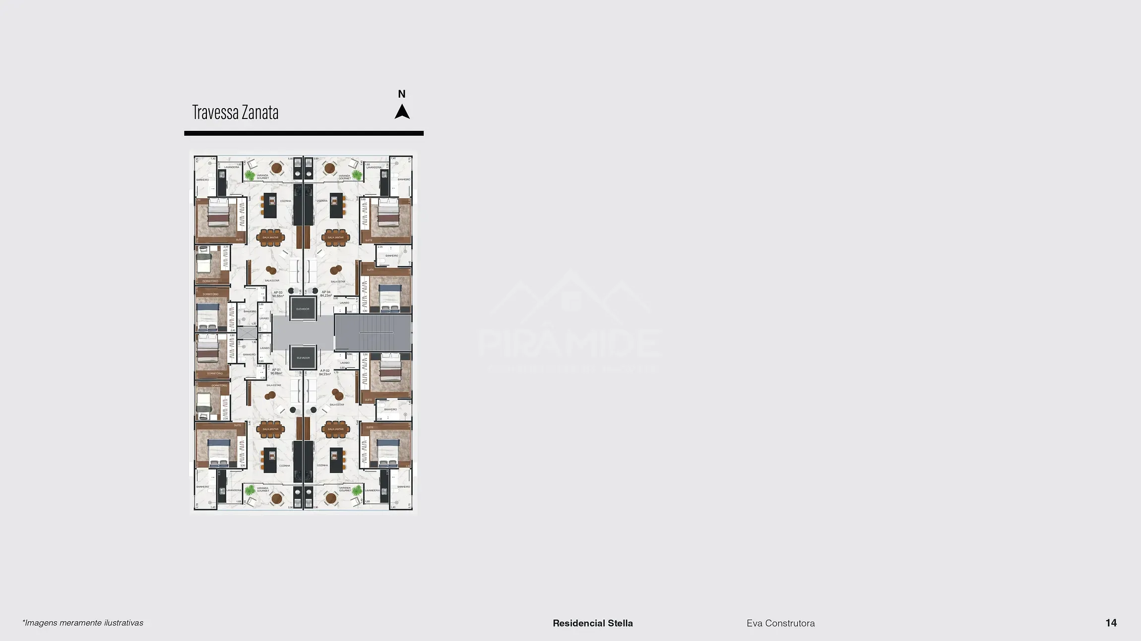 Apartamento, 2 quartos, 84 m² - Foto 14