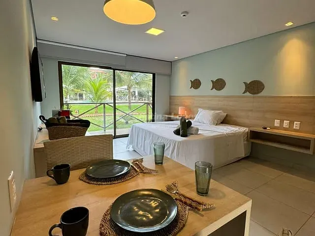 Apartamento 1 quarto e 1 banheiro, à venda, no bairro Barrinha em Cajueiro da Praia