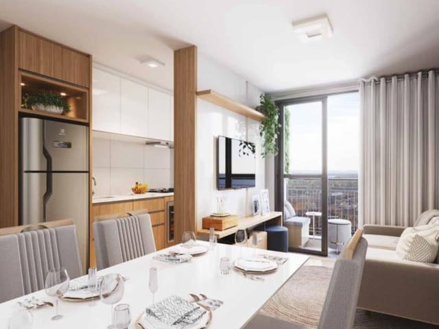 Apartamento 2 quartos e 2 banheiros, à venda, no bairro Prado Velho em Curitiba
