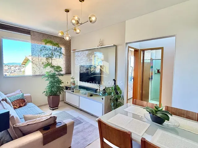 Apartamento 2 quartos e 1 banheiro, à venda, no bairro Parque Xangri-Lá em Contagem