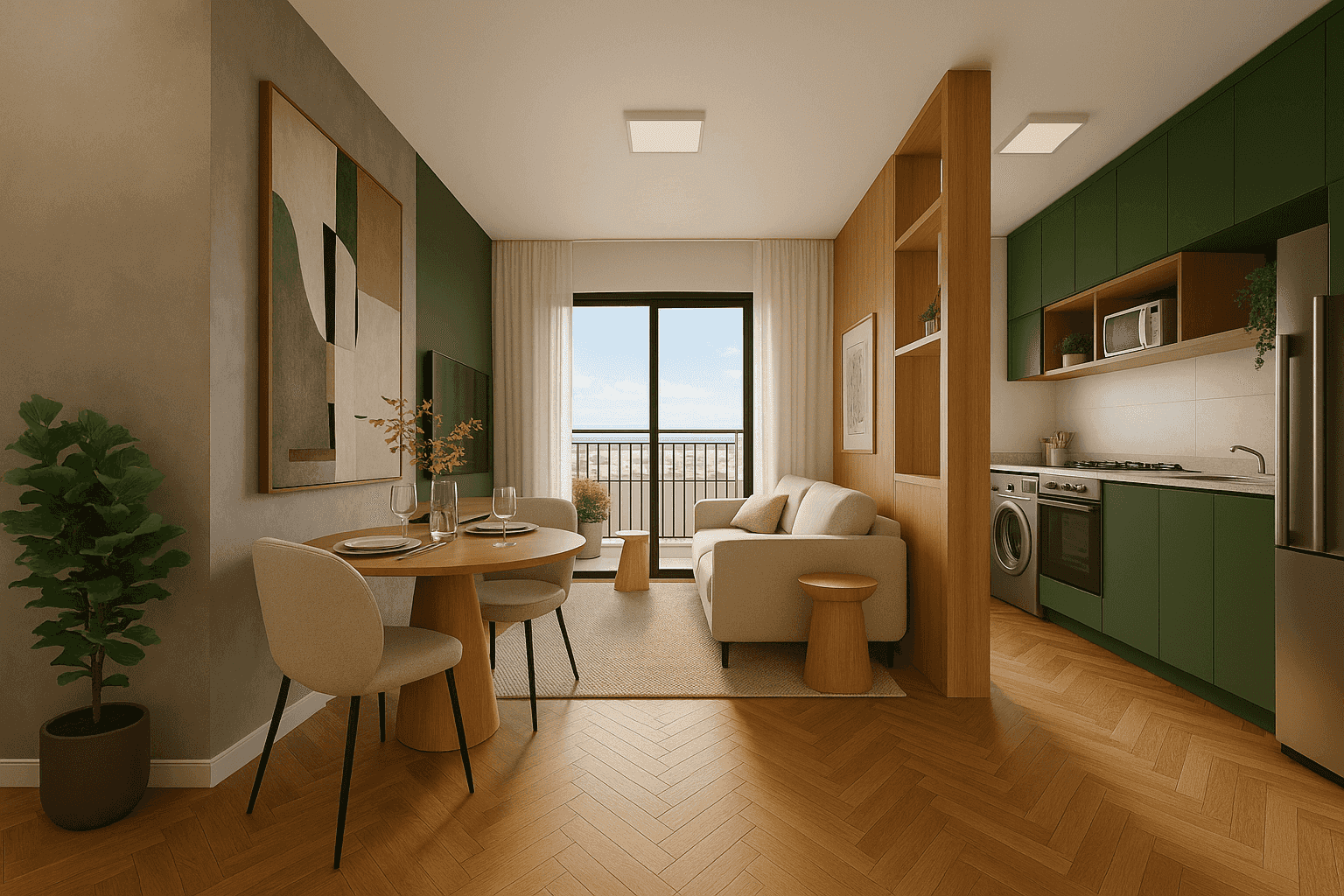 Perspectiva do Apartamento - Apartamento à venda, próximo à Universidade Estadual de Londrina (UEL) , Londrina - PR | Taive