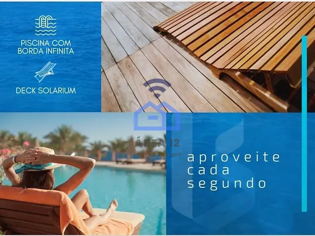 Apartamento com 82m² 2 quartos e 3 banheiros, à venda, no bairro Martim de Sá em Caraguatatuba