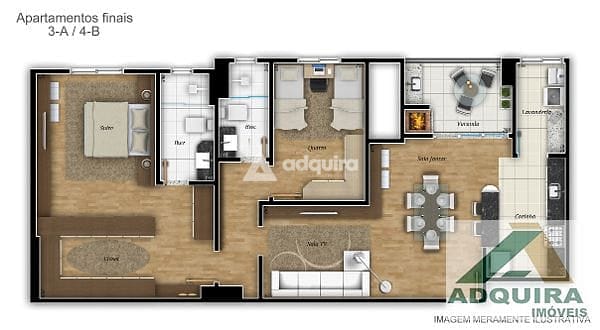 Apartamento, 3 quartos, 193 m² - Foto 3