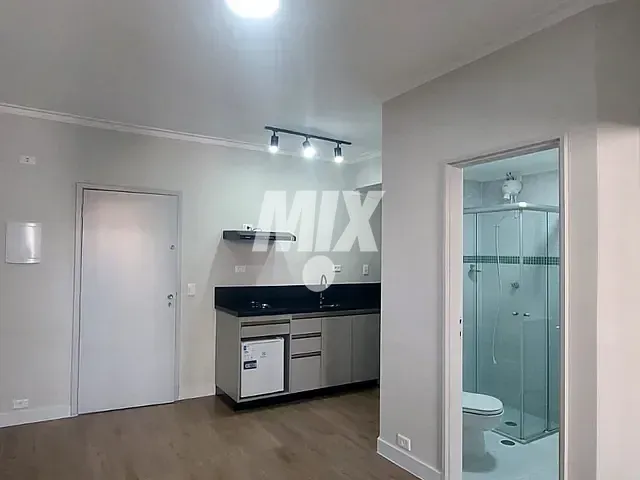 Apartamento 1 quarto e 1 banheiro, à venda ou para alugar, no bairro Indianópolis em São Paulo