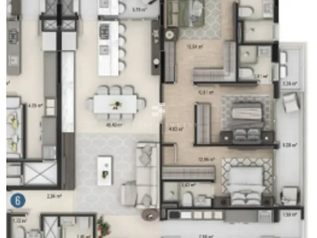 Apartamento 3 quartos e 4 banheiros, à venda, no bairro Praia Brava de Itajaí em Itajaí