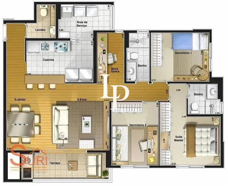 Apartamento, 3 quartos, 96 m² - Foto 16
