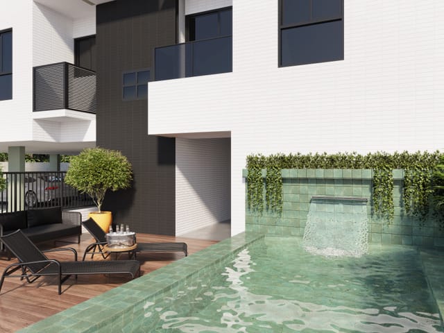 Apartamento com 59m² 2 quartos e 1 banheiro, à venda, no bairro Jardim Oceania em João Pessoa
