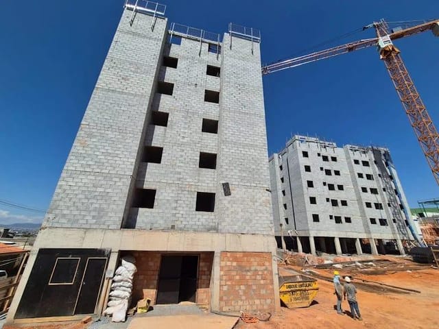 Apartamento 2 quartos e 1 banheiro, à venda, no bairro Chácara Cotia em Contagem