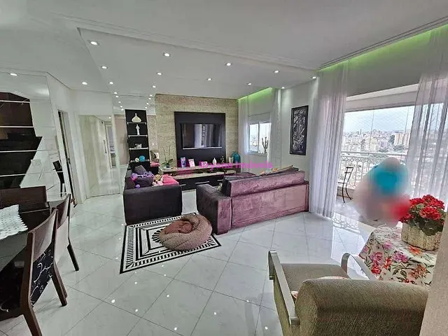 Apartamento com 270m² 4 quartos e 6 banheiros, à venda, no bairro Santa Paula em São Caetano do Sul