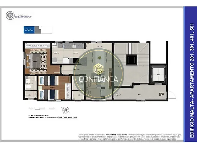 Apartamento 2 quartos e 2 banheiros, à venda, no bairro Ana Lúcia em Sabará