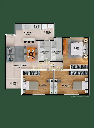Apartamento, 3 quartos, 80 m² - Foto 6