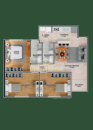 Apartamento, 3 quartos, 80 m² - Foto 7