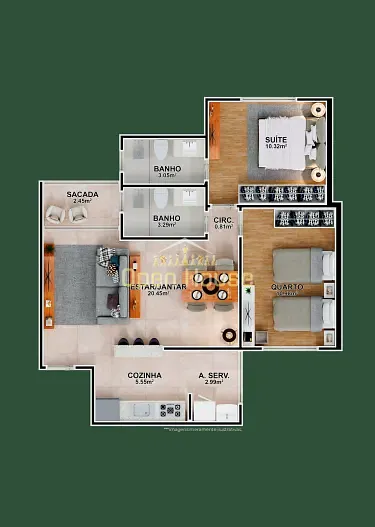 Apartamento, 3 quartos, 80 m² - Foto 10