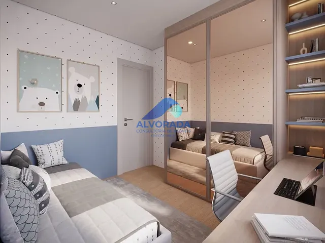 Apartamento 2 quartos e 1 banheiro, à venda, no bairro Jardim Das Paineiras I em São José dos Campos