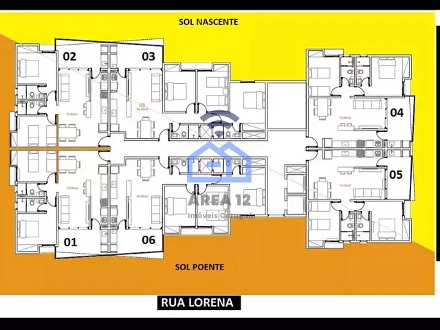 Apartamento 3 quartos e 3 banheiros, à venda, no bairro Martim de Sá em Caraguatatuba