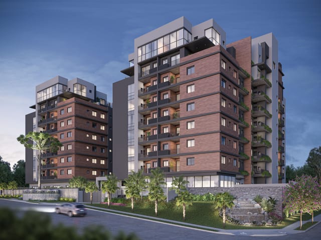 Apartamento 2 quartos e 1 banheiro, à venda, no bairro Cabral em Curitiba