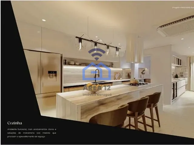 Apartamento 3 quartos e 4 banheiros, à venda, no bairro Massaguaçu em Caraguatatuba