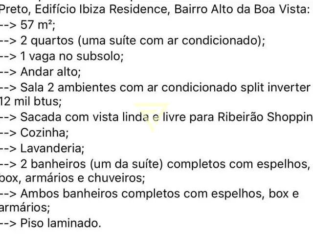 Apartamento 2 quartos e 2 banheiros, à venda, no bairro República em Ribeirão Preto