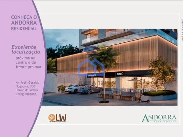 Apartamento 3 quartos e 2 banheiros, à venda, no bairro Indaiá em Caraguatatuba
