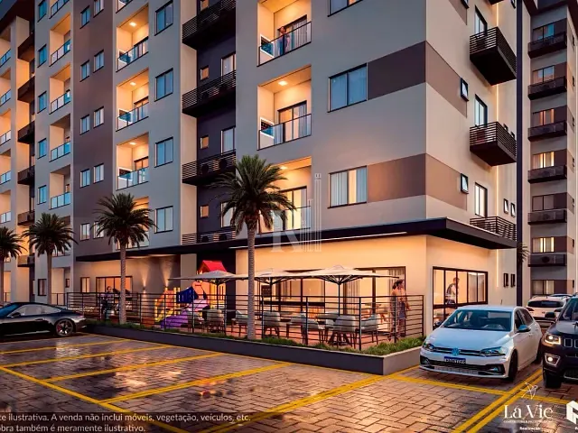 Apartamento 2 quartos e 1 banheiro, à venda, no bairro Universitário em Tijucas