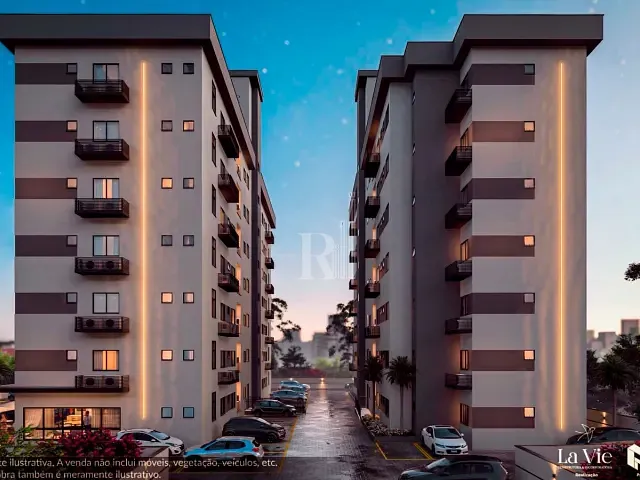Apartamento 2 quartos e 1 banheiro, à venda, no bairro Universitário em Tijucas