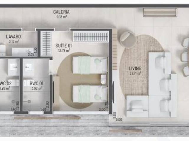 Apartamento 3 quartos e 4 banheiros, à venda, no bairro Praia Central em Guaratuba