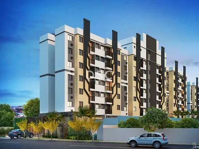 Apartamento 2 quartos e 1 banheiro, à venda, no bairro Cidade Industrial em Curitiba
