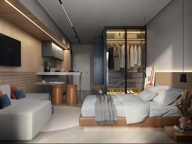 Apartamento 1 quarto e 1 banheiro, à venda, no bairro Novo Mundo em Curitiba