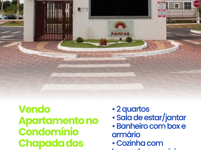 Apartamento com 40m² 2 quartos e 1 banheiro, à venda, no bairro Coxipó em Cuiabá