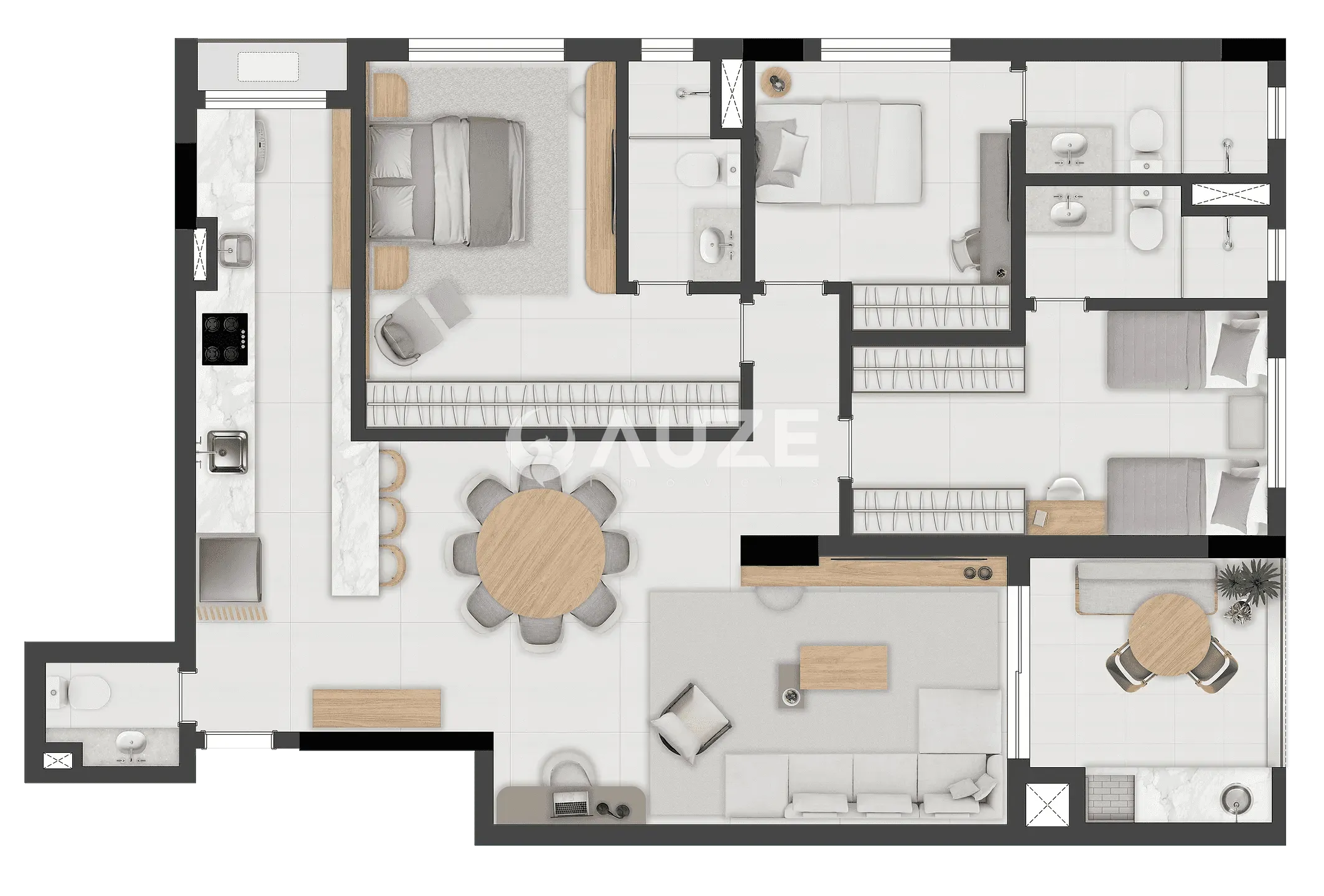 Apartamento, 3 quartos, 115 m² - Foto 4