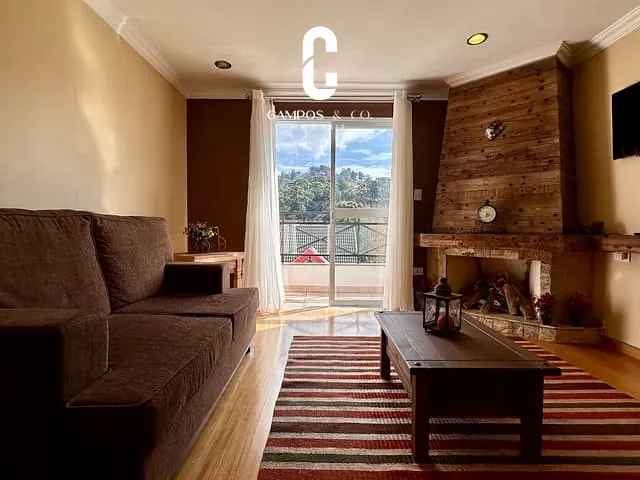 Apartamento 2 quartos e 3 banheiros, à venda, no bairro Vila Abernéssia em Campos do Jordão