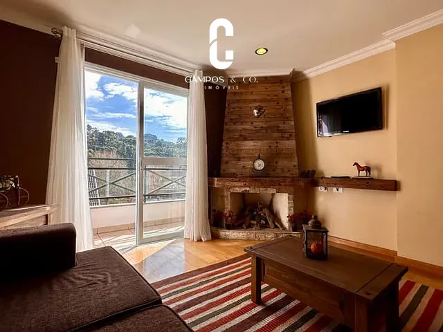 Apartamento 2 quartos e 3 banheiros, à venda, no bairro Vila Abernéssia em Campos do Jordão