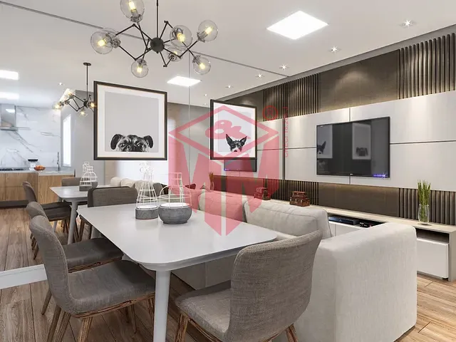 Apartamento com 68m² 2 quartos e 1 banheiro, à venda, no bairro Vila Guiomar em Santo André