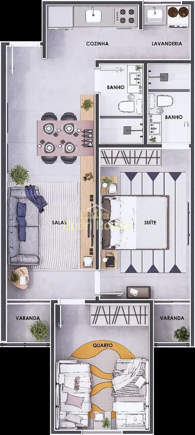 Apartamento, 2 quartos, 57 m² - Foto 5