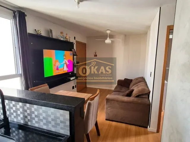 Apartamento 2 quartos e 1 banheiro, à venda, no bairro Parque Santa Rosa em Suzano
