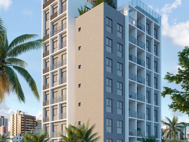 Apartamento com 97m² 2 quartos e 1 banheiro, à venda, no bairro Aeroclube em João Pessoa