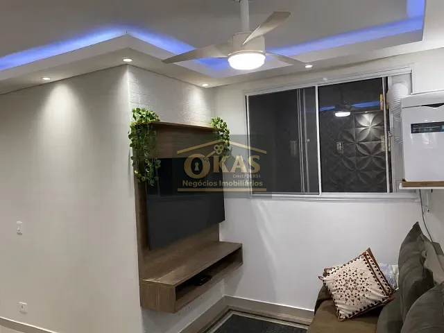 Apartamento 2 quartos e 1 banheiro, à venda, no bairro Vila Nova Amorim em Suzano