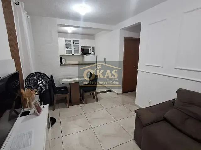 Apartamento 2 quartos e 1 banheiro, à venda, no bairro Vila Urupês em Suzano