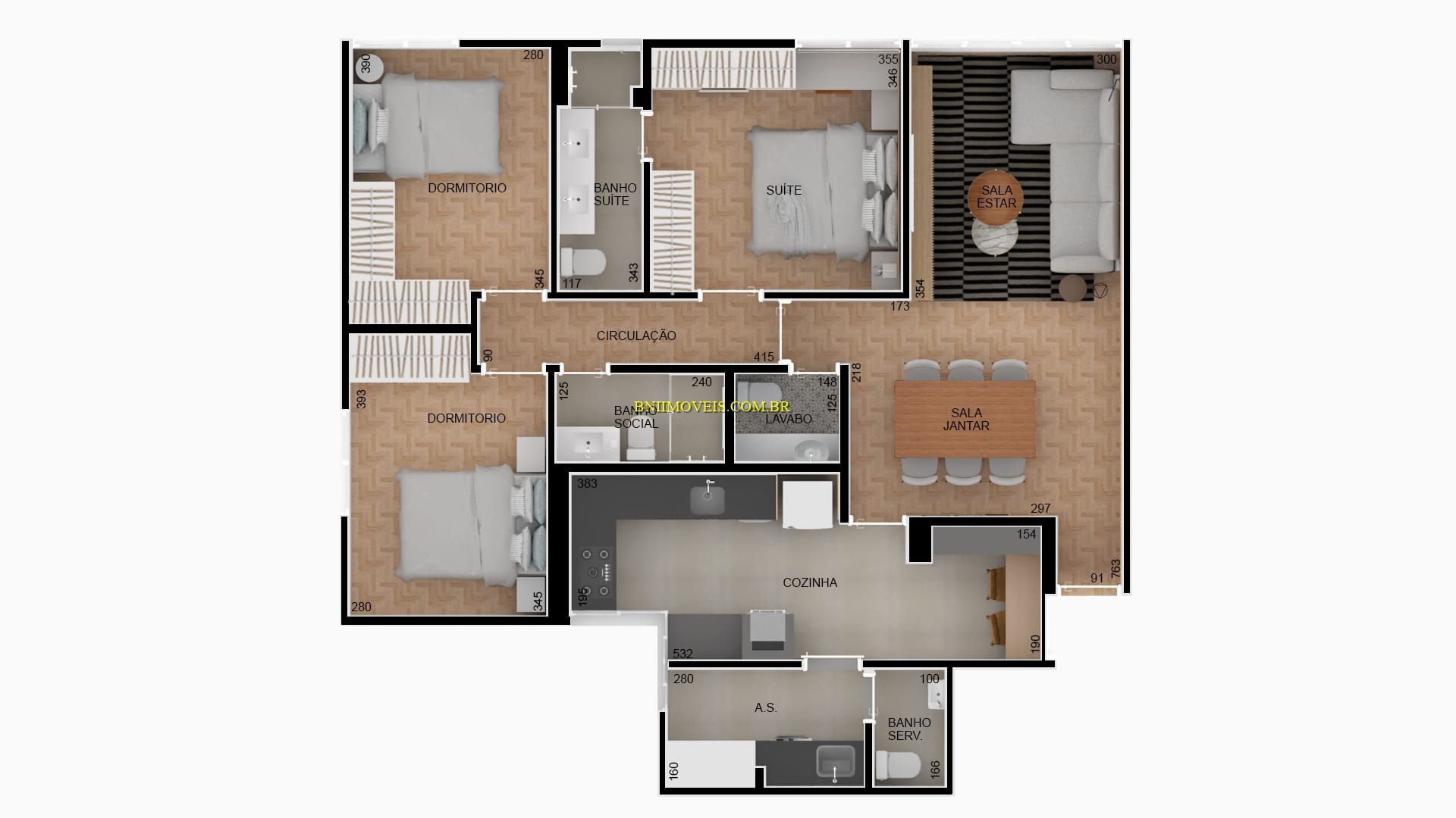 Apartamento, 3 quartos, 5000 m² - Foto 12