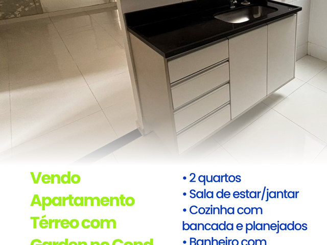 Apartamento com 52m² 2 quartos e 1 banheiro, à venda, no bairro Jardim Ubirajara em Cuiabá