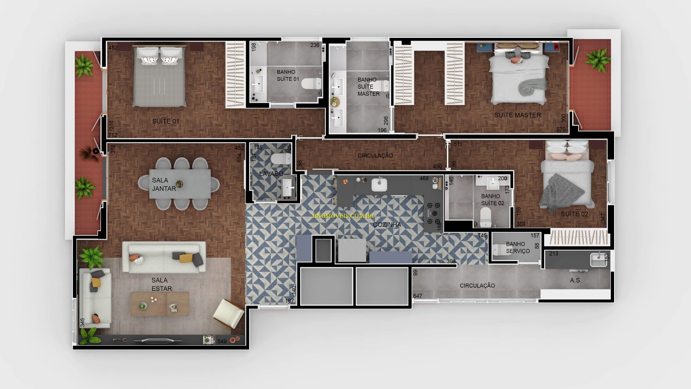 Apartamento, 3 quartos, 1695 m² - Foto 62