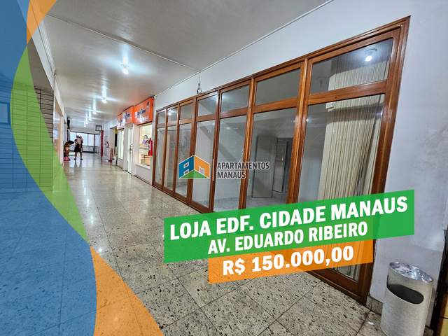 Foto do Loja - Loja Ed. Cidade Manaus 2 Salas independentes Av. Eduardo Ribeiro | Apartamentos Manaus Imobiliária