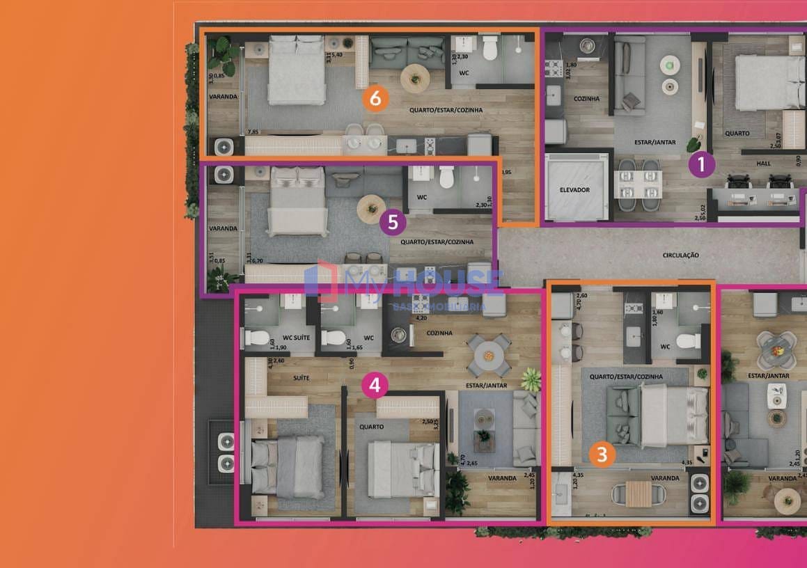 Apartamento à venda com 1 quarto, 27m² - Foto 2